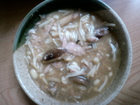 きのことツナのみぞれ煮
