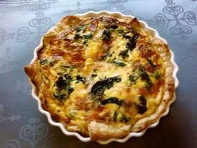 ○春のキッシュ・・・菜の花&ベーコン