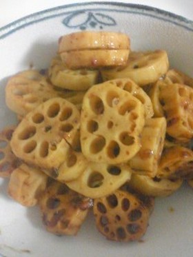 梅とレンコンのさっぱり炒め!