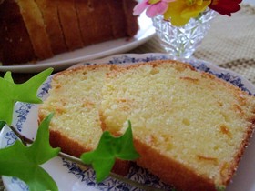 柑橘ピールのパウンドケーキ