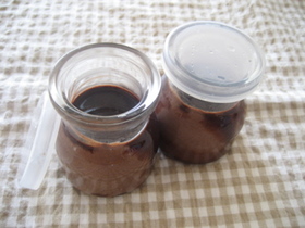簡単!米粉でとろ〜りチョコぷりん