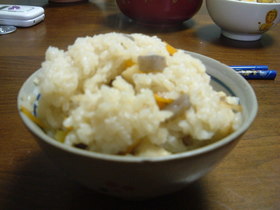我が家の炊き込みご飯
