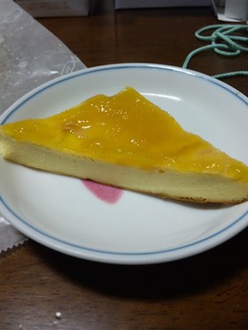 楽ちん*マンゴーの焼きチーズケーキ