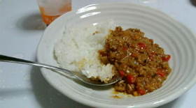簡単!トマトのキーマカレー