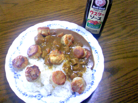 レトルトで作る《シュウマイ・カレー》