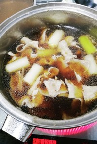 超ズボラ☆うどんのつけ汁(肉南蛮)