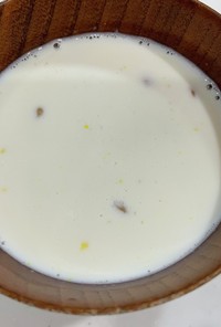 冷製ミルク納豆スープ