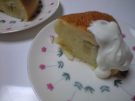 炊飯器でバナナケーキ☆