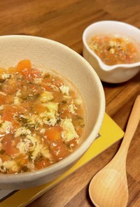 【離乳食】12か月から　トマト卵スープ