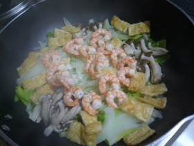 海老と旬野菜の蒸焼きアンチョビマヨソース