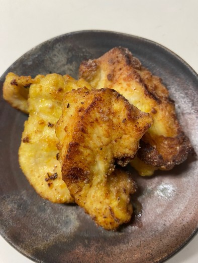 鶏胸肉の塩麹タンドリーチキン風米粉揚げの写真