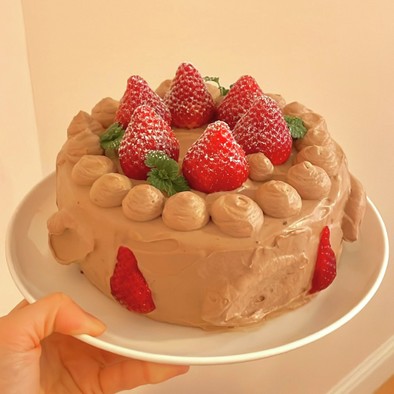 チョコレートケーキ（18cm型）の写真