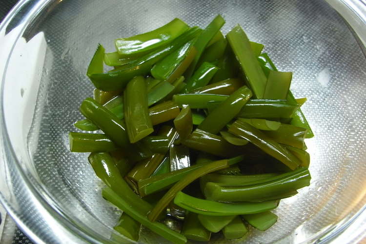 の 美味しい 方 食べ 茎 わかめ 茎わかめの食べ方～～～（＾－＾） レシピ・作り方