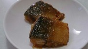 青魚の揚げ焼き煮の写真