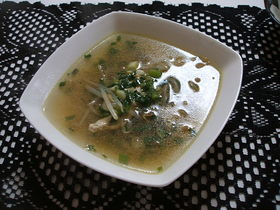 ごま油香る中華スープ・。☆