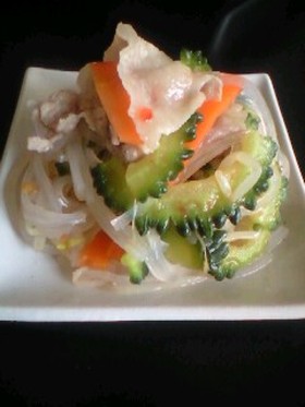 アジアンなゴーヤの和え物