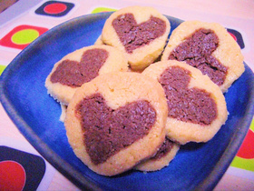 ラブリー♪簡単ハートクッキー
