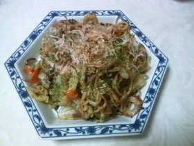 我が家流ソース焼きそば