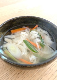 ふわふわ＊ヤマブシタケのスープ