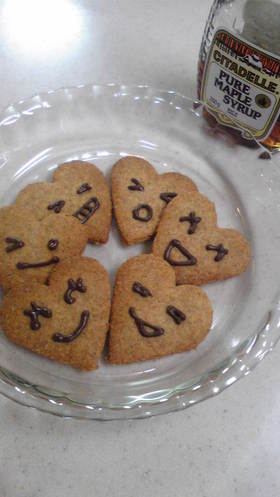 メープル♡全粒粉クッキー