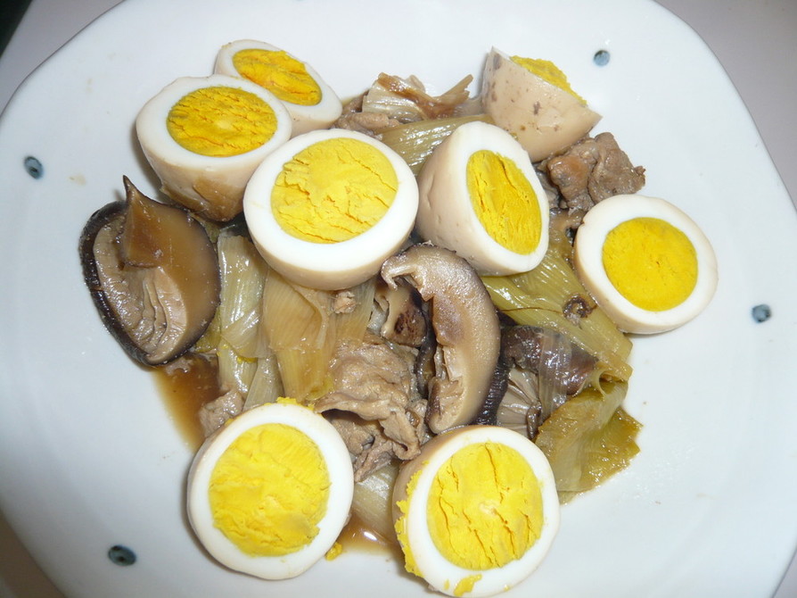 豚肉とゆで卵のこっくり煮の画像