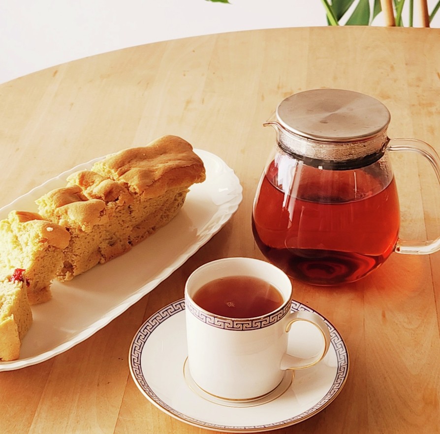 クラフト紅茶☆カステラ☆和紅茶の画像