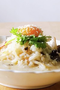 残り野菜de豆乳リゾット☆昼食☆夜食