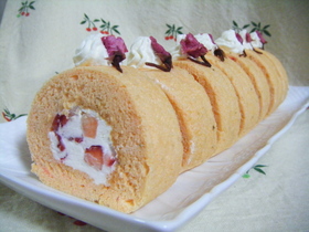 さくらのロールケーキ