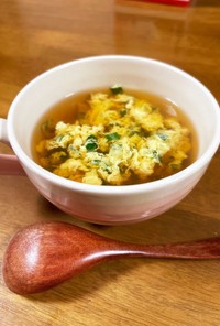 ニラ玉卵スープ