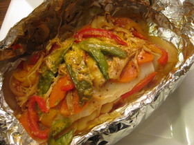 魚のホイル包み焼き☆温野菜と一緒に