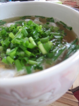 ネギマヨ!ぶっかけチキンラーメン♪