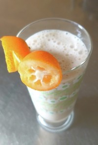 金柑バナナジュース