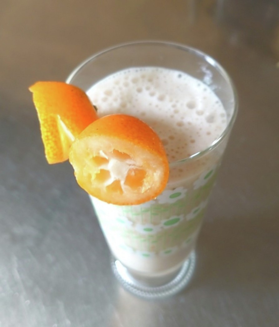 金柑バナナジュースの画像