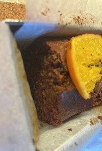 オレンジチョコレートパウンドケーキ