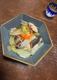 椎茸出汁の鶏鍋