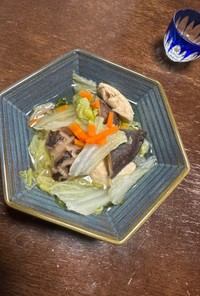 椎茸出汁の鶏鍋