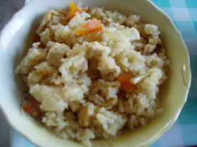 筍ご飯!おこげも香りも美味しいよ♪