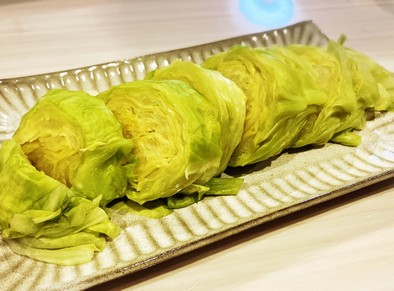 キャベツの温野菜ロールサラダの写真