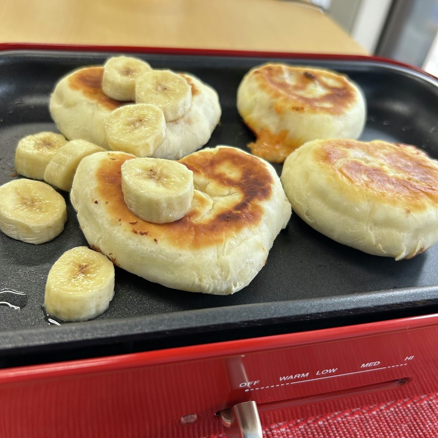 ホットクレシピ♡キムチーズ＆チョコバナナの画像
