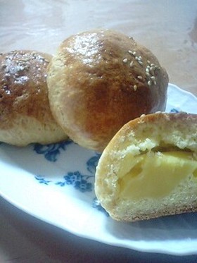 簡単!大きなクッキーinカスタード