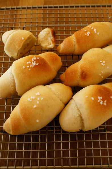 【小麦・乳・卵不使用】米粉の塩パンの写真