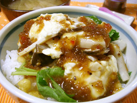 ねこまんま!豆腐ドレッシングご飯