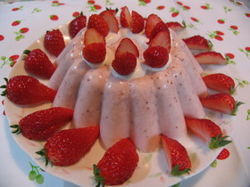 美味しいいちごババロア