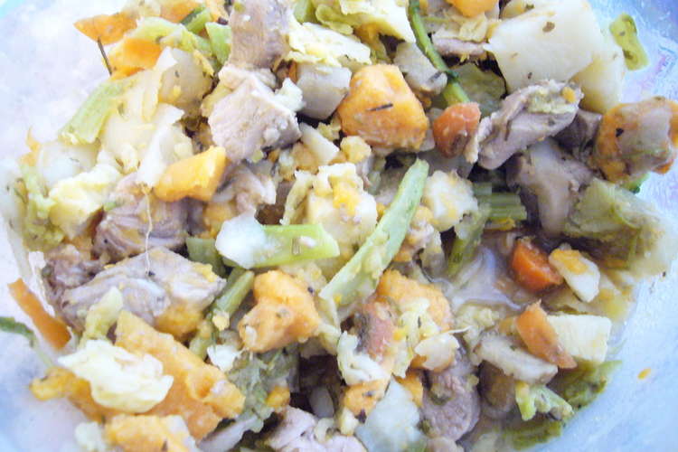 犬ご飯 根菜と七面鳥のローズマリー煮 レシピ 作り方 By きかるう クックパッド 簡単おいしいみんなのレシピが360万品