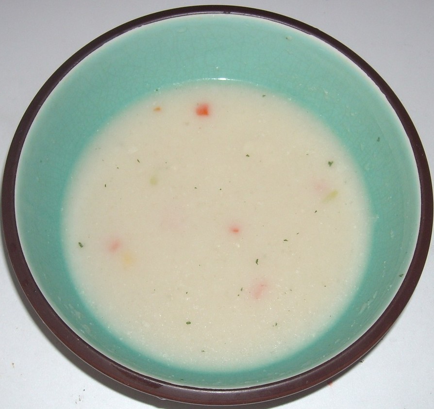 乾燥ポテトのクリームチャウダー風味離乳食の画像