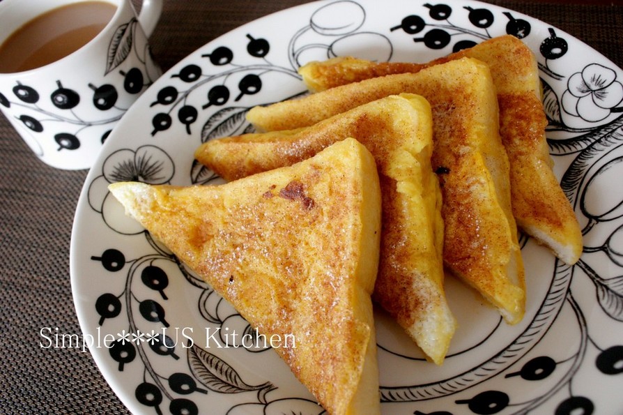 シナモンフレンチトーストスティックのレシピ