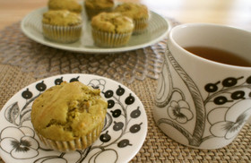 緑茶小豆マフィン