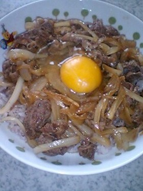 ■すき煮丼