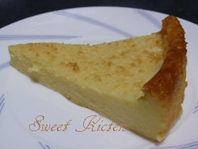ミキサーで簡単チーズケーキ