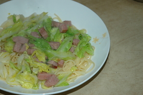 春キャベツのパスタ